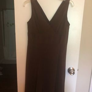 J Crew Brown bridesmaid dress